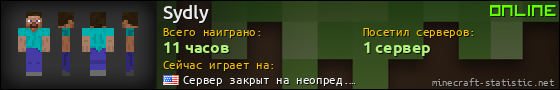 Юзербар 560x90 для Sydly