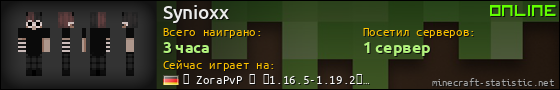 Юзербар 560x90 для Synioxx