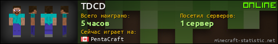 Юзербар 560x90 для TDCD
