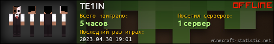 Юзербар 560x90 для TE1IN