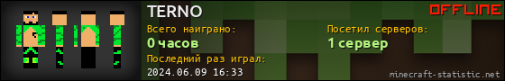 Юзербар 560x90 для TERNO