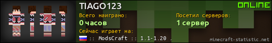 Юзербар 560x90 для TIAGO123