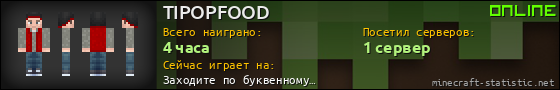 Юзербар 560x90 для TIPOPFOOD