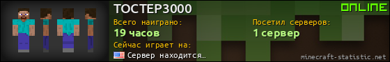 Юзербар 560x90 для TOCTEP3000