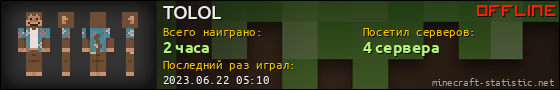 Юзербар 560x90 для TOLOL