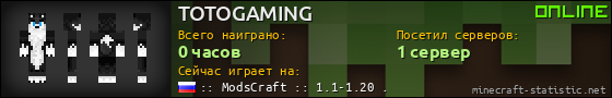 Юзербар 560x90 для TOTOGAMING