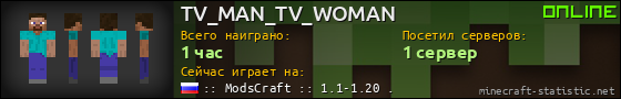 Юзербар 560x90 для TV_MAN_TV_WOMAN