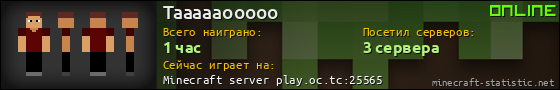 Юзербар 560x90 для Taaaaaooooo
