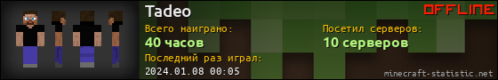 Юзербар 560x90 для Tadeo