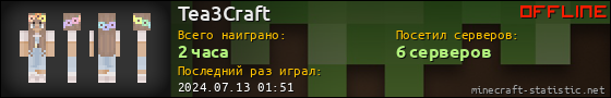 Юзербар 560x90 для Tea3Craft