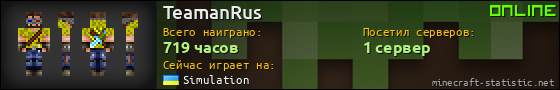 Юзербар 560x90 для TeamanRus