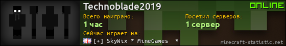 Юзербар 560x90 для Technoblade2019