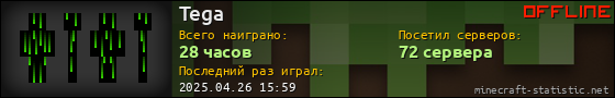 Юзербар 560x90 для Tega