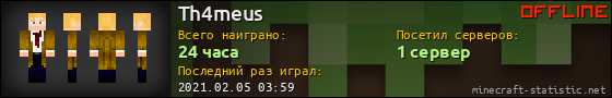 Юзербар 560x90 для Th4meus