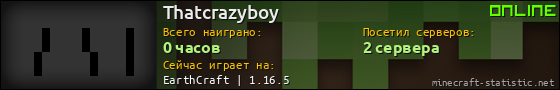 Юзербар 560x90 для Thatcrazyboy
