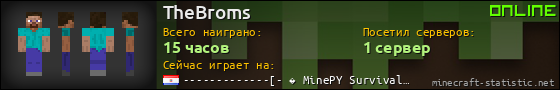 Юзербар 560x90 для TheBroms