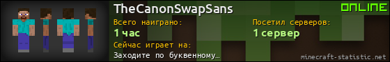 Юзербар 560x90 для TheCanonSwapSans