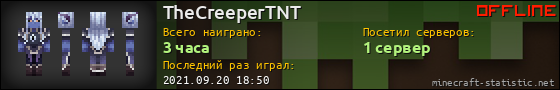 Юзербар 560x90 для TheCreeperTNT