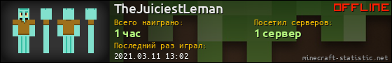 Юзербар 560x90 для TheJuiciestLeman