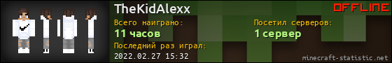 Юзербар 560x90 для TheKidAlexx