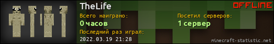 Юзербар 560x90 для TheLife