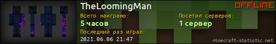 Юзербар 560x90 для TheLoomingMan