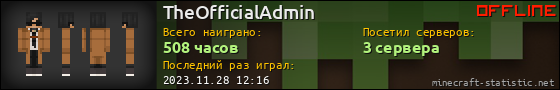 Юзербар 560x90 для TheOfficialAdmin
