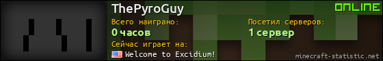 Юзербар 560x90 для ThePyroGuy