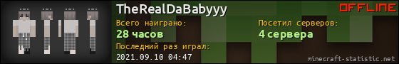 Юзербар 560x90 для TheRealDaBabyyy