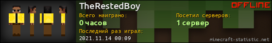 Юзербар 560x90 для TheRestedBoy