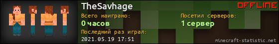 Юзербар 560x90 для TheSavhage
