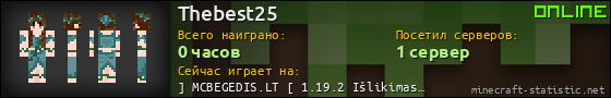 Юзербар 560x90 для Thebest25