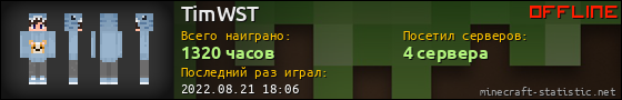 Юзербар 560x90 для TimWST