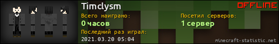 Юзербар 560x90 для Timclysm