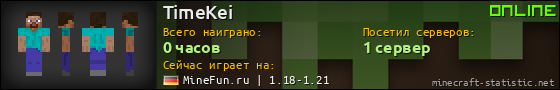 Юзербар 560x90 для TimeKei