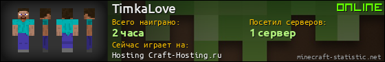 Юзербар 560x90 для TimkaLove