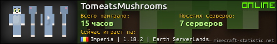 Юзербар 560x90 для TomeatsMushrooms