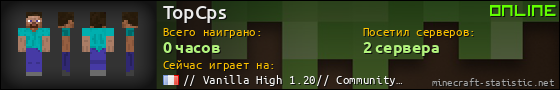Юзербар 560x90 для TopCps