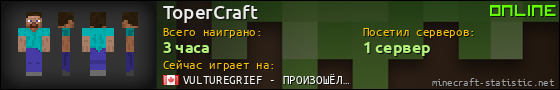 Юзербар 560x90 для ToperCraft