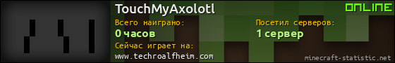 Юзербар 560x90 для TouchMyAxolotl
