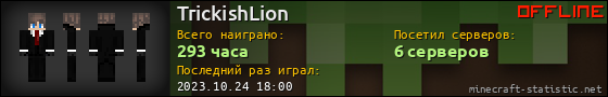 Юзербар 560x90 для TrickishLion