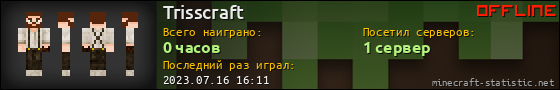 Юзербар 560x90 для Trisscraft