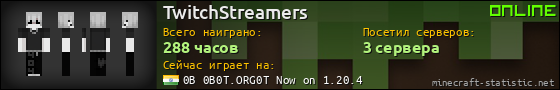 Юзербар 560x90 для TwitchStreamers