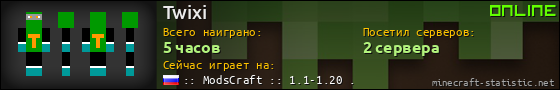 Юзербар 560x90 для Twixi