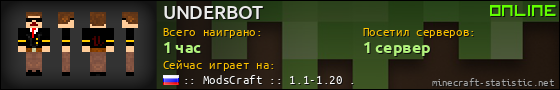 Юзербар 560x90 для UNDERBOT