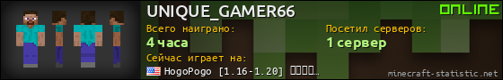 Юзербар 560x90 для UNIQUE_GAMER66