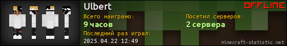 Юзербар 560x90 для Ulbert