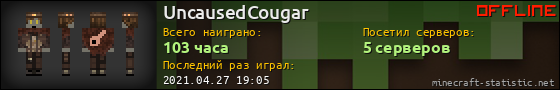 Юзербар 560x90 для UncausedCougar