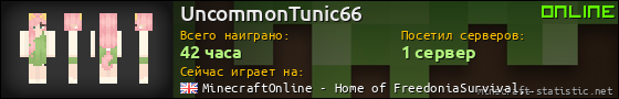 Юзербар 560x90 для UncommonTunic66