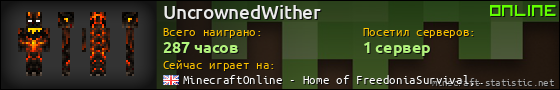 Юзербар 560x90 для UncrownedWither